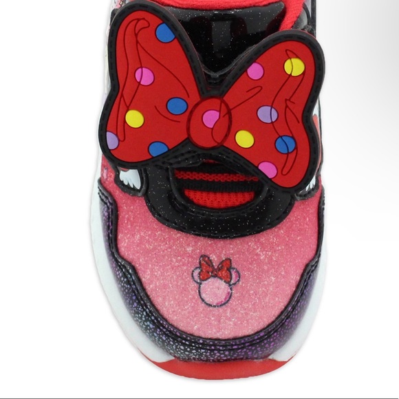 Minnie Mouse Toddler Girls Light Up Kids Athletic Shoes Children Sneaker New - Picture 6 of 6
